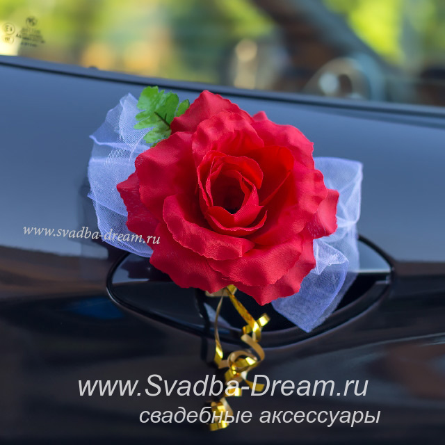 Цветы для украшения машины на свадьбу 
