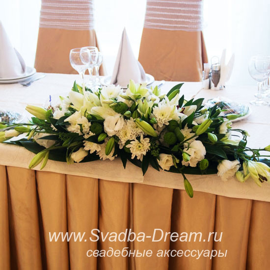 Цветы на свадьбу для родителей и гостей